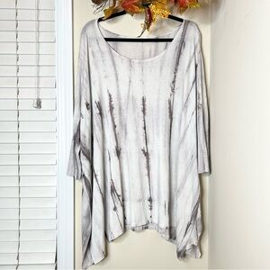 BEFORE YOU Tie Dye Blouse